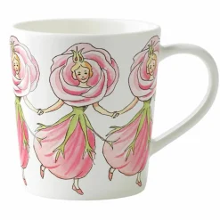 Elsa Beskow mugg med handtag 40 cl, Nasturtium