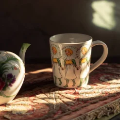 Elsa Beskow mugg med handtag 40 cl, Nasturtium