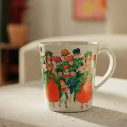 Elsa Beskow mugg med handtag 40 cl, Nasturtium