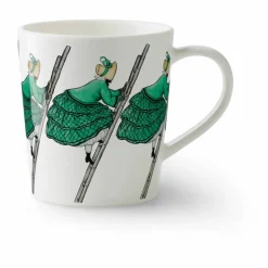 Elsa Beskow, Mugg med öra 40 cl - Tant Grön