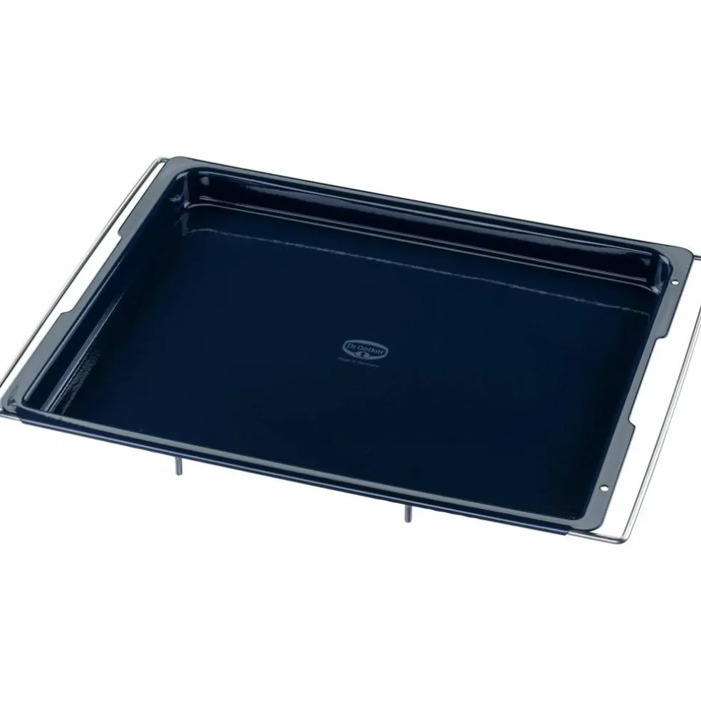 Emaljerad bakform 41-53 cm, mörkblå