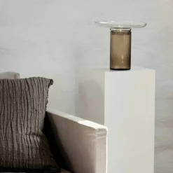 Ensemble vas 22 cm, brun/grå