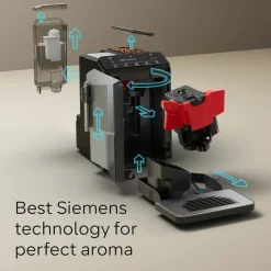 EQ300 Helautomatisk espressomaskin, rostfritt stål