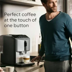 EQ300 Helautomatisk espressomaskin, rostfritt stål