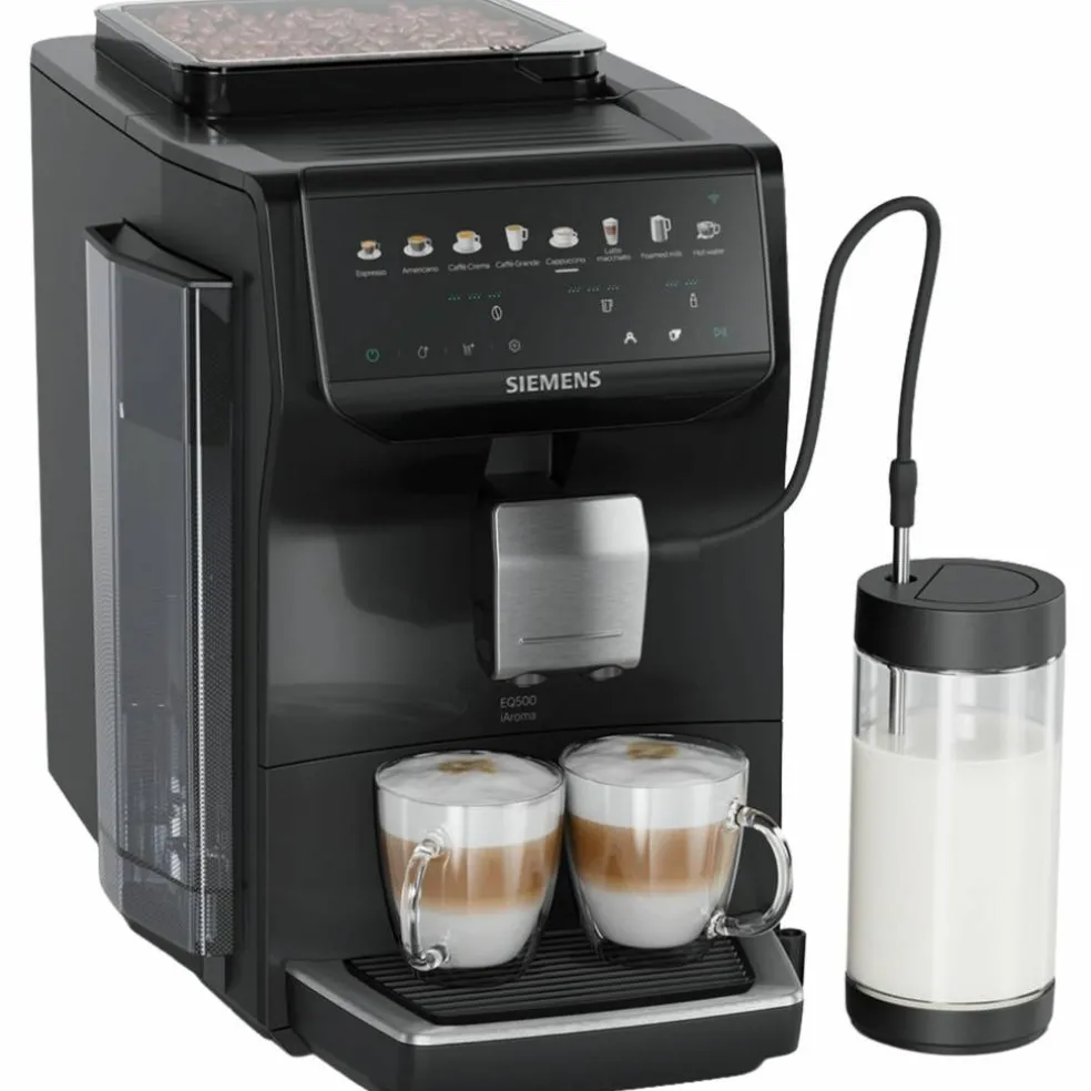 EQ500 iAroma TP555EM7 helautomatisk espressomaskin, svart