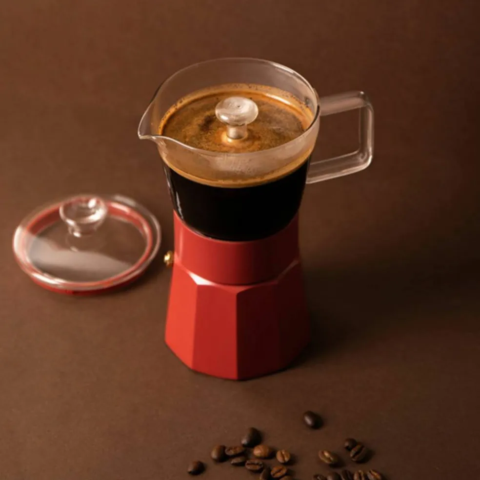 Espressokokare, silver