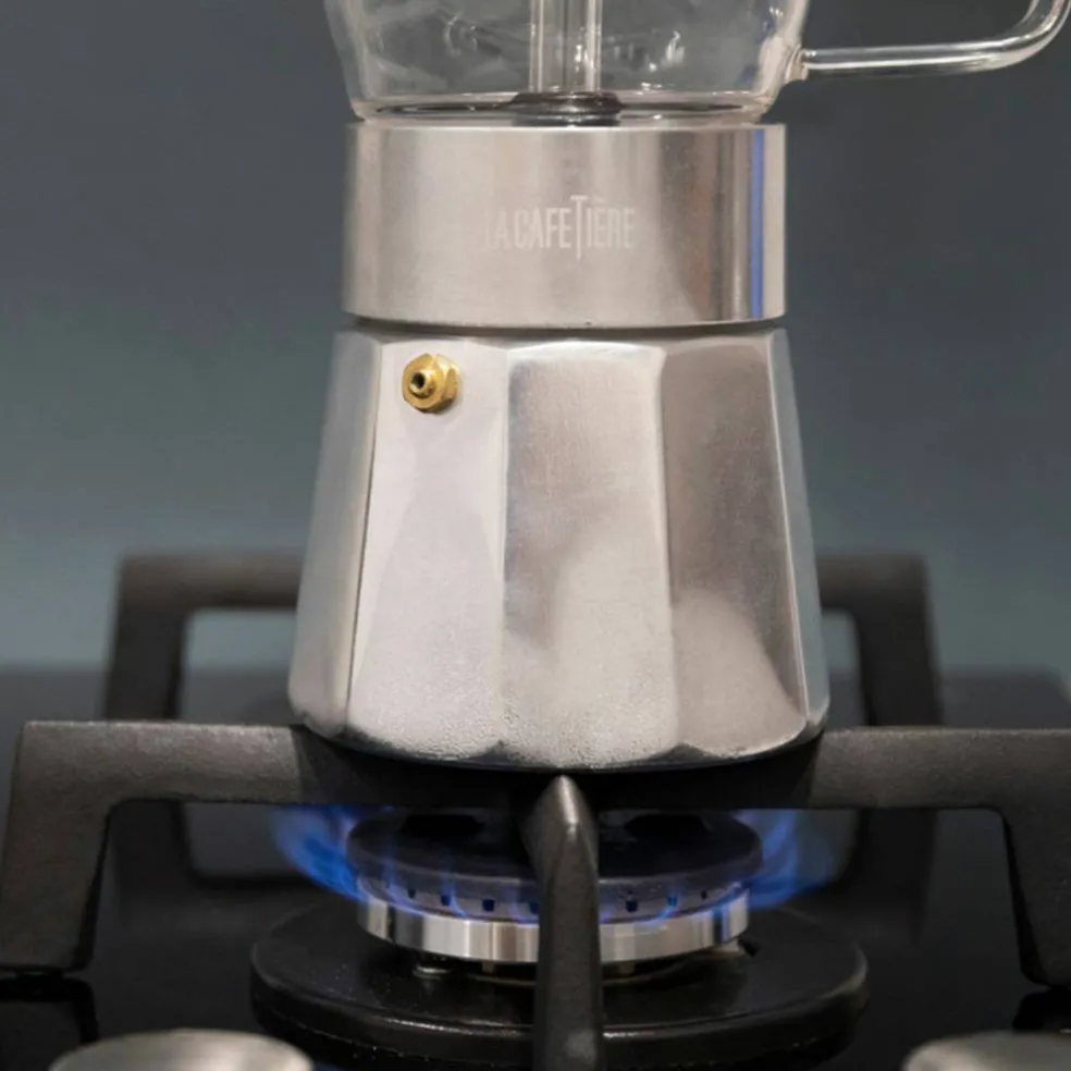 Espressokokare, silver