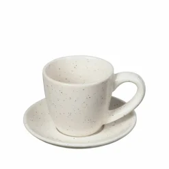 Espressokopp med fat