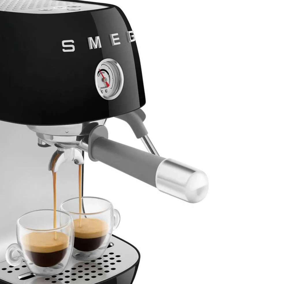 Espressomaskin med Cold Brew, pastellblå