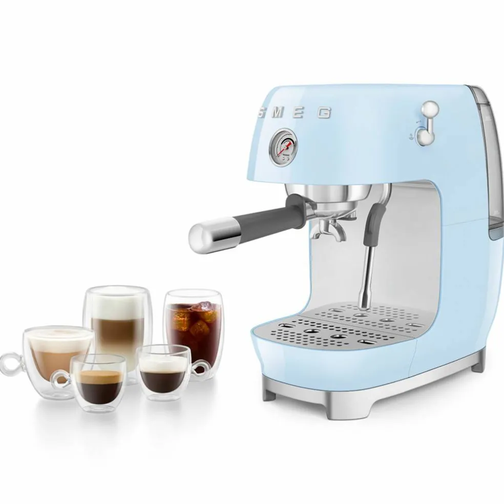 Espressomaskin med Cold Brew, pastellgrön