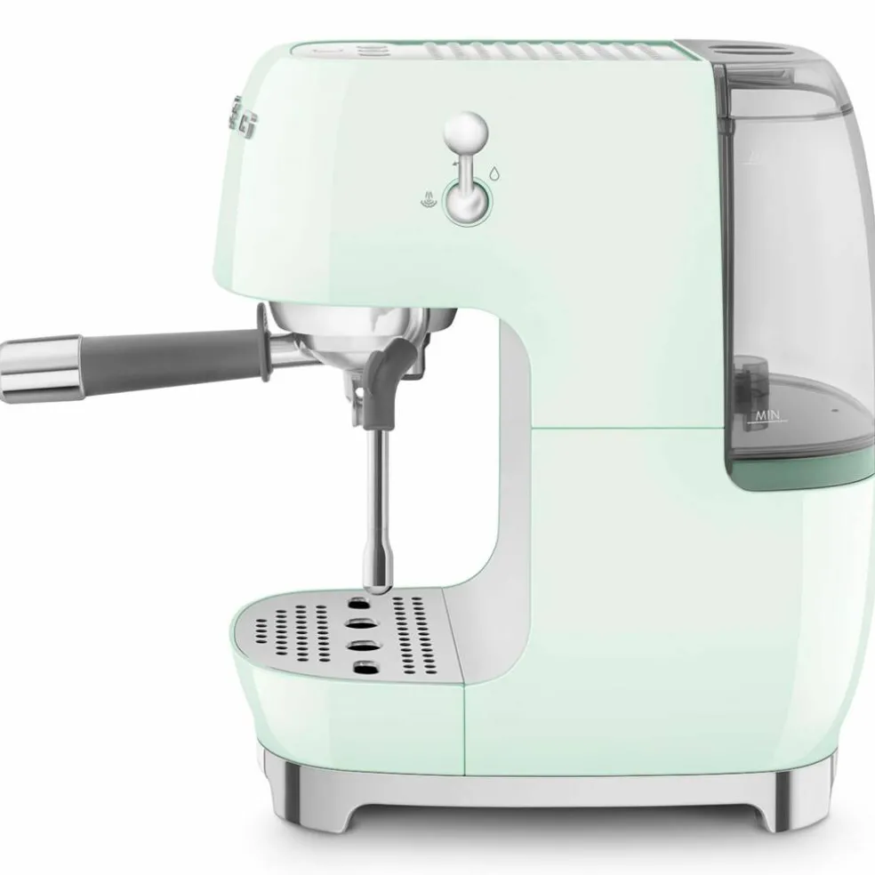 Espressomaskin med Cold Brew, pastellgrön