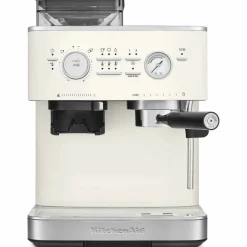 Espressomaskin med kaffekvarn, candy apple
