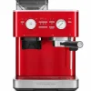 Espressomaskin med kaffekvarn, cast iron black