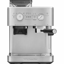 Espressomaskin med kaffekvarn, porcelain white
