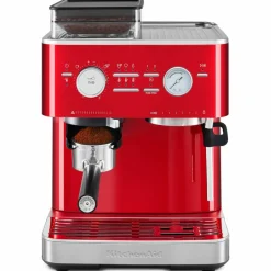 Espressomaskin med kaffekvarn, porcelain white