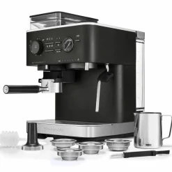 Espressomaskin med kaffekvarn, juniper