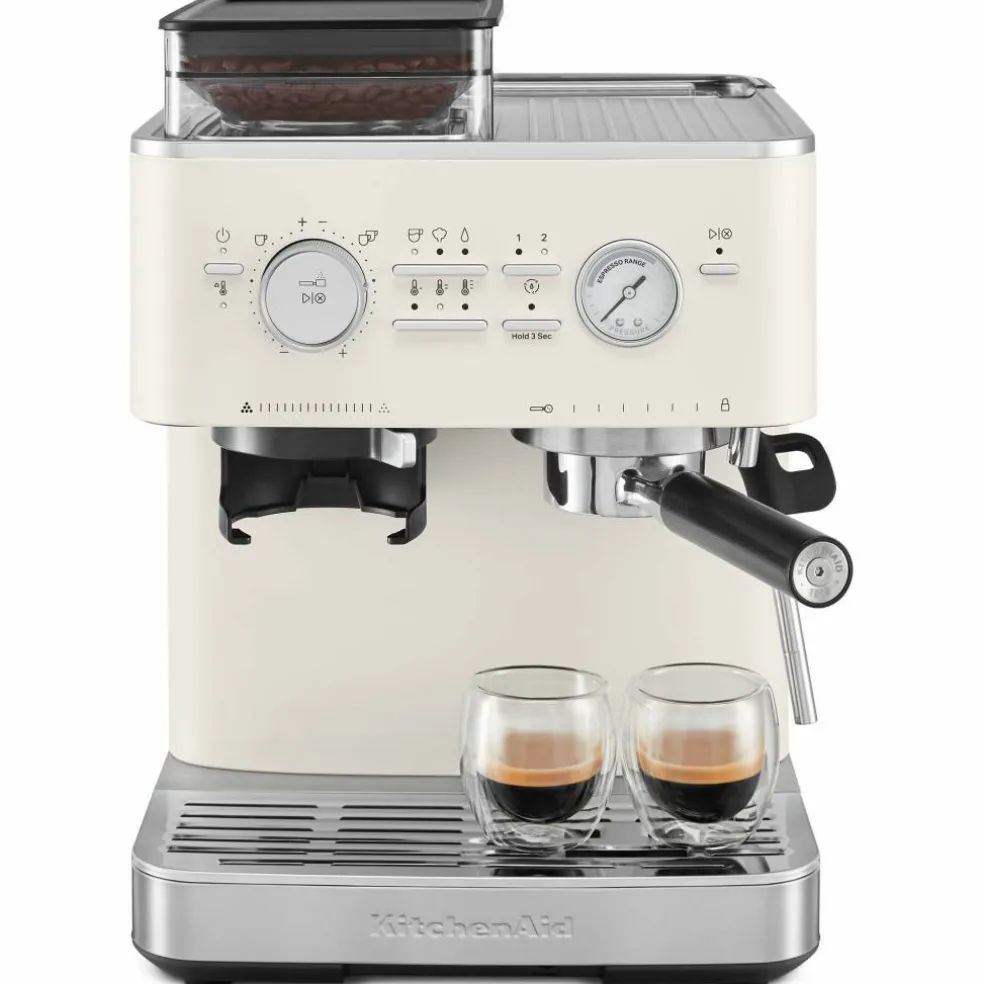 Espressomaskin med kaffekvarn, juniper