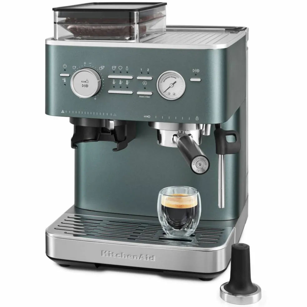 Espressomaskin med kaffekvarn, juniper