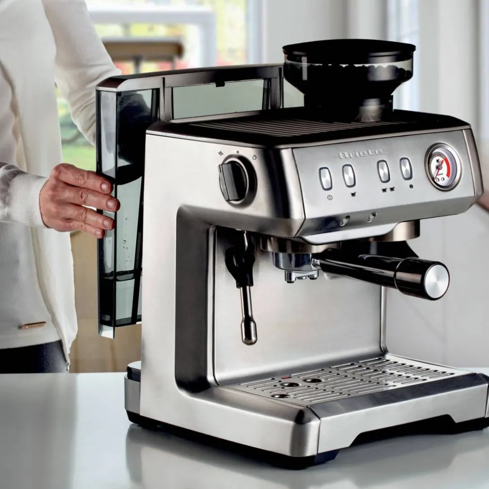 Espressomaskin med kvarn