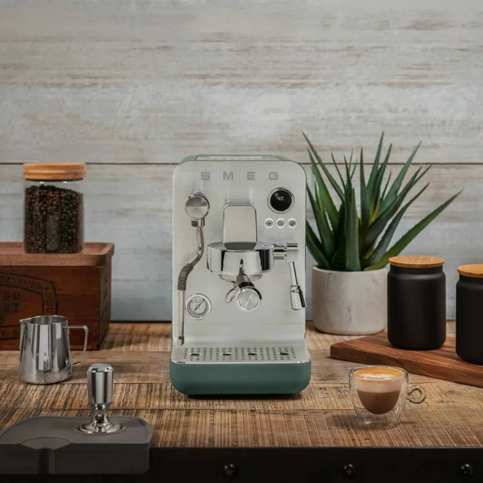 Espressomaskin, vit