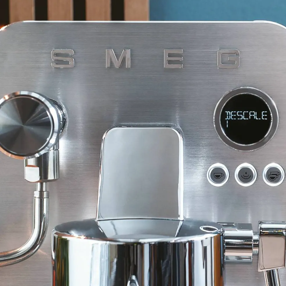 Espressomaskin, vit