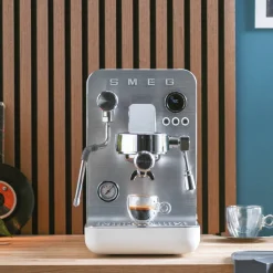 Espressomaskin, vit
