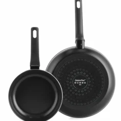 Essence stekpanneset 24 + 28 cm, svart