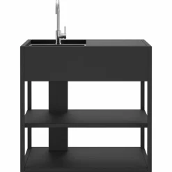 Essentials diskbänk 94 cm vänster, beluga black