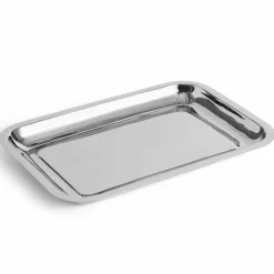 Essential Steel liten rektangulär bricka 26 × 18 cm, rostfritt stål