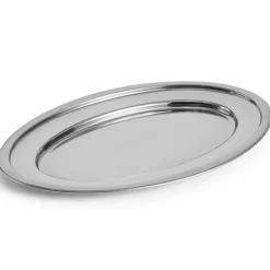 Essential Steel oval serveringstallrik large, rostfritt stål
