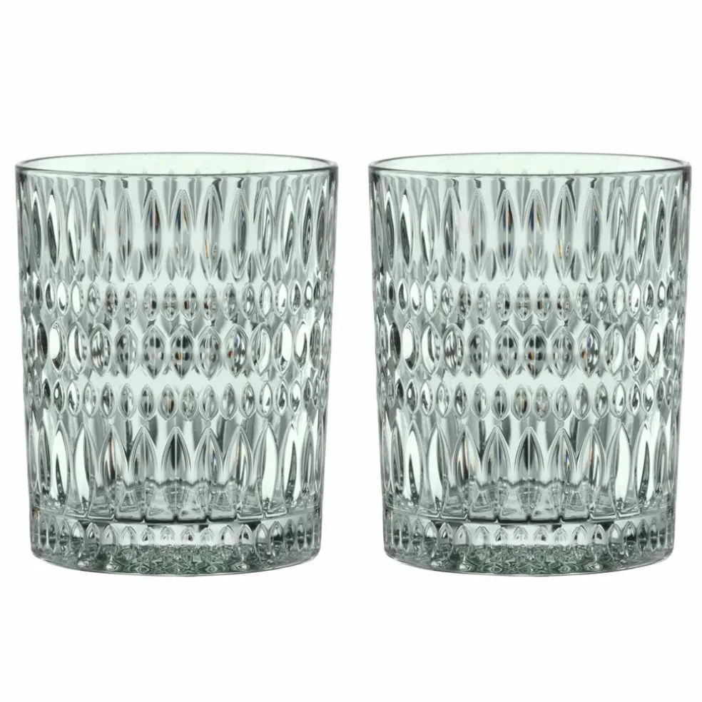 Ethno tumblerglas 30 cl 2-pack, mint