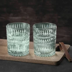 Ethno tumblerglas 30 cl 2-pack, mint