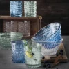 Ethno tumblerglas 30 cl 2-pack, vintage blue
