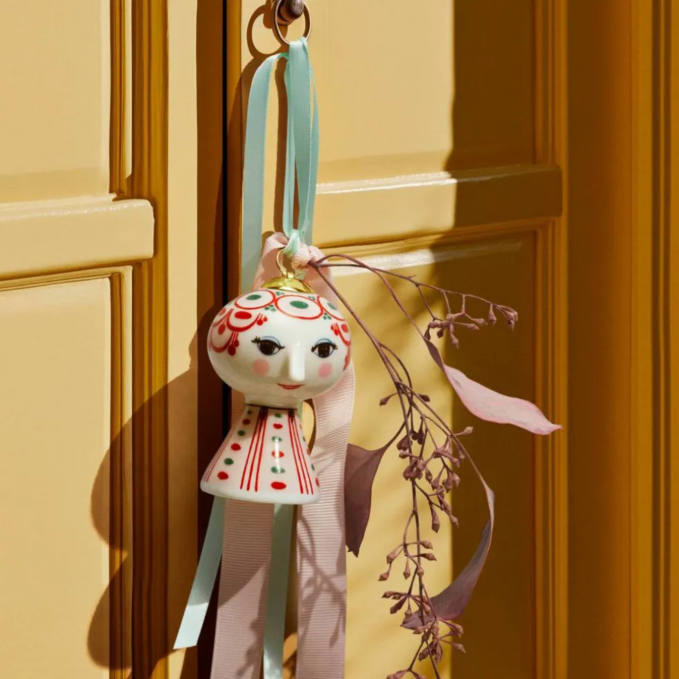 Eva julhänge 2025 7,5 cm, röd