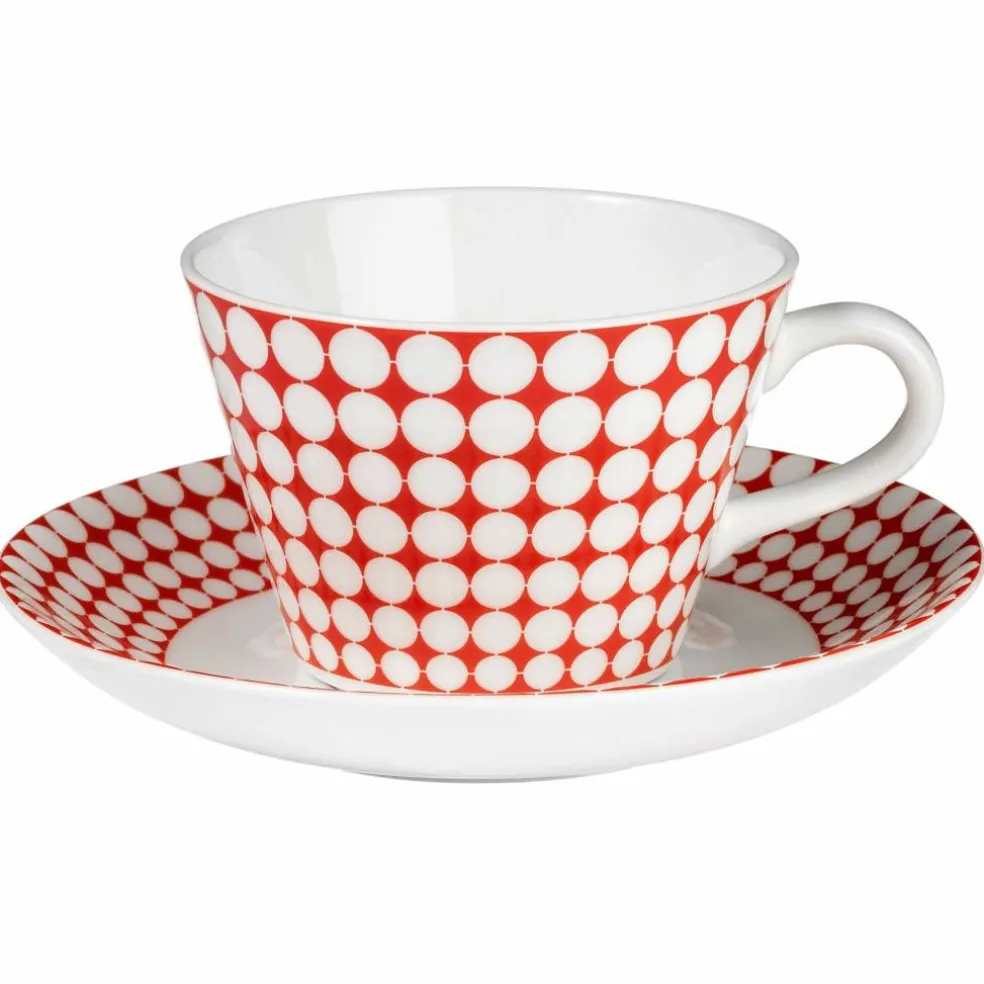 Eva kaffekopp med fat, 15 cl