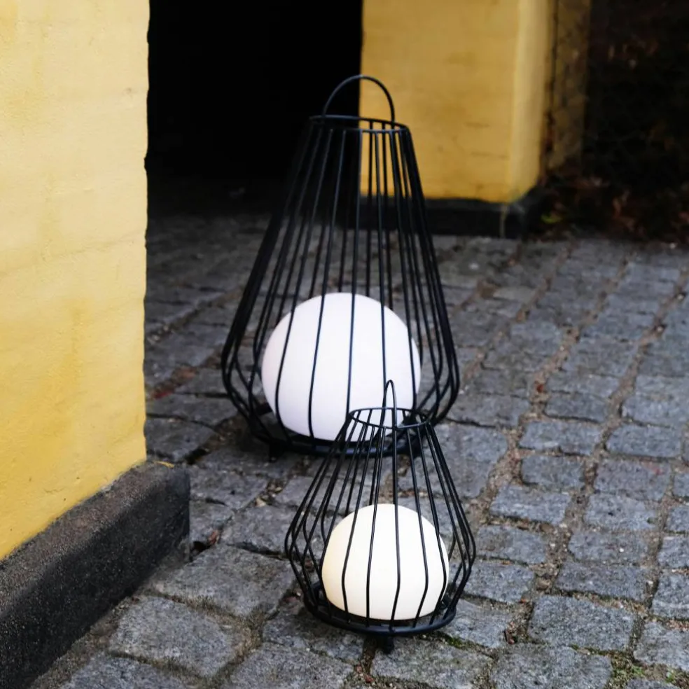 Evesham utomhuslykta i svart, large