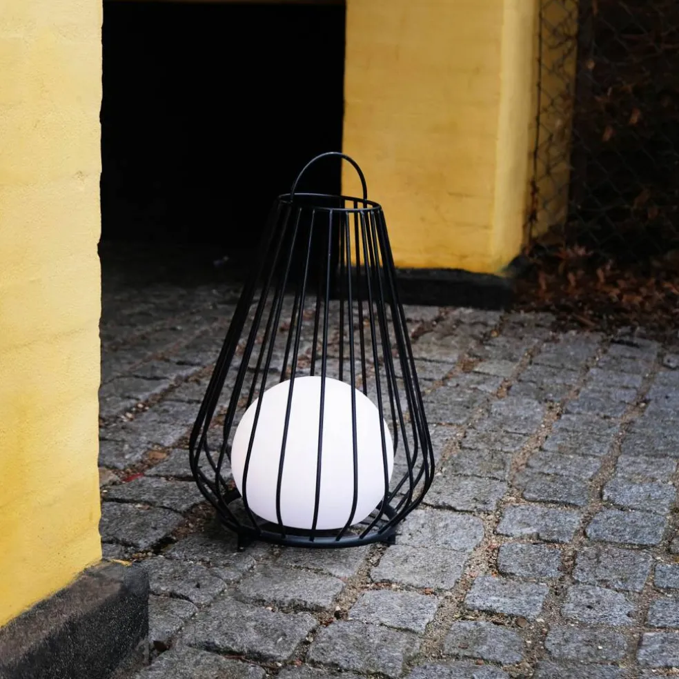 Evesham utomhuslykta i svart, large