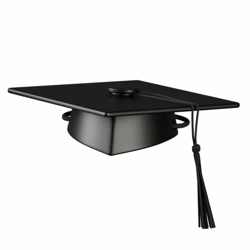 Examensmössa, svart