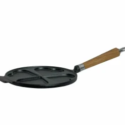 Exclusive Line gjutjärnsplättpanna hjärtan 25 cm, ek