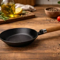 Exclusive Line gjutjärnsstekpanna utsvängd kant 24 cm, ek