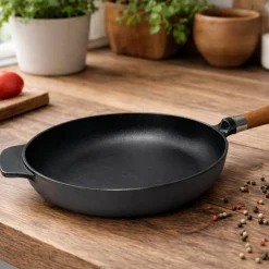 Exclusive Line gjutjärnsstekpanna utsvängd kant 28 cm, ek