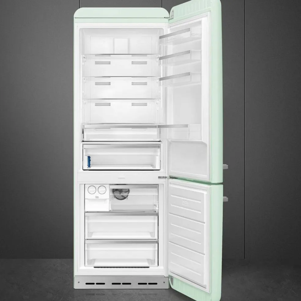 FAB38RCR6 högerhängd kyl/frys 70 cm, creme