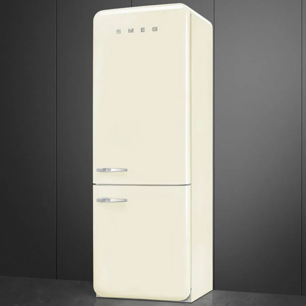 FAB38RCR6 högerhängd kyl/frys 70 cm, creme