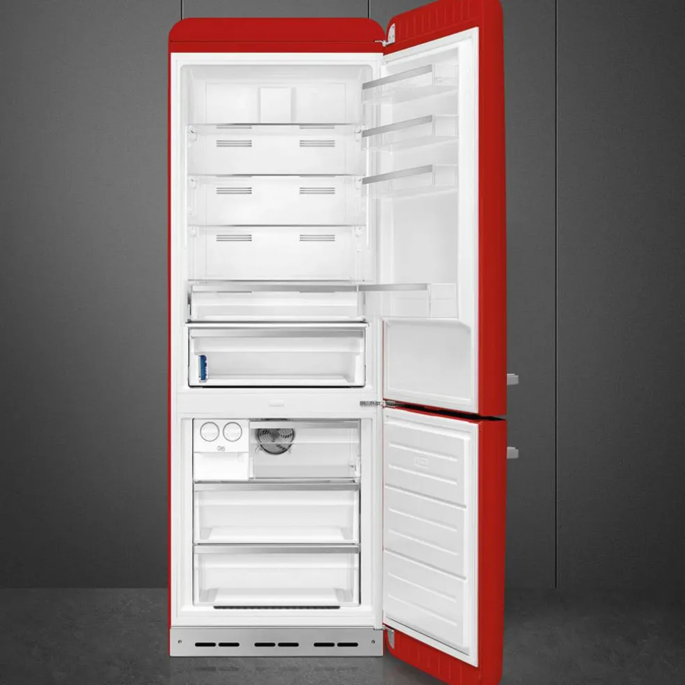 FAB38RCR6 högerhängd kyl/frys 70 cm, creme