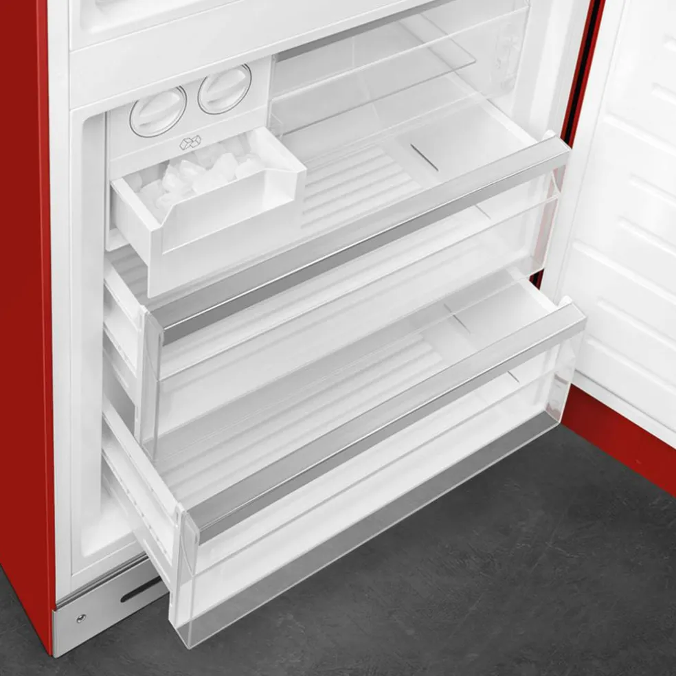 FAB38RRD6 högerhängd kyl/frys 70 cm, röd
