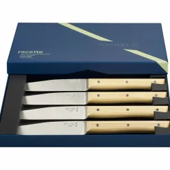 Facette bordskniv 4-pack, mörk ask