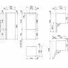 FA8005LAO6 vänsterhängd kyl/frys 70 cm, antracit