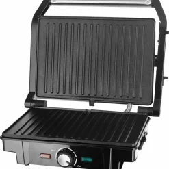 Falster bord-/paninigrill, svart/rostfri