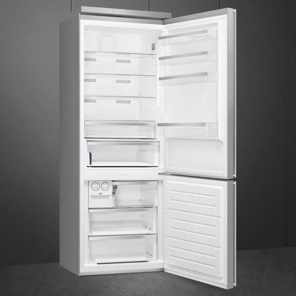 FA3905LX6 vänsterhängd kyl/frys 70 cm, rostfritt stål