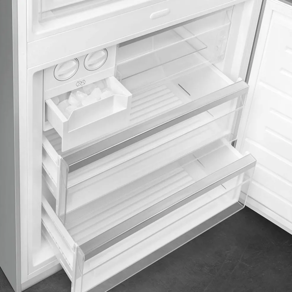 FA3905LX6 vänsterhängd kyl/frys 70 cm, rostfritt stål